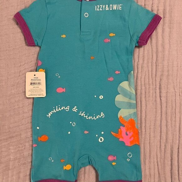 Nwt 6-12m mermaid princess romper - Picture 4 of 4